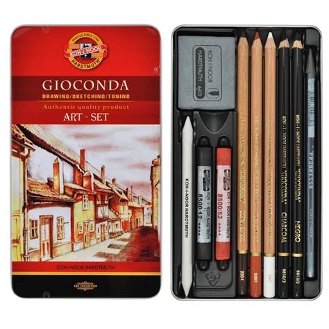 gioconda art set in metal box 8890|Koh.